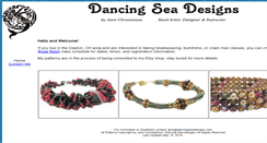 Desktop Screenshot of dancingseadesigns.com